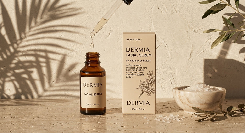 DERMIA Facial Serum | Radiance & Repair Serum with Vitamin C and Ceramides